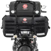 Bagtecs Motorrad Hecktasche Set # SX70 + XF30 Volumen 100 L Drybag Wasserdicht