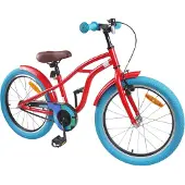 vidaXL Kinderfahrrad 18 Zoll für 5-7 Jahre alt Rot