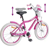 vidaXL Kinderfahrrad 18 Zoll für 5-7 Jahre alt Rosa
