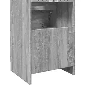 vidaXL Waschbeckenunterschrank Grau Sonoma 40x37x59 cm Holzwerkstoff