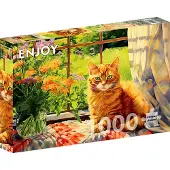 Enjoy Puzzle Country Kitchen Kitty Puzzle 1000 Teile