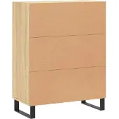 vidaXL Sideboard Sonoma-Eiche 69,5x34x90 cm Holzwerkstoff