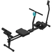 Cecotec Hydraulisches Rudergerät, faltbar und kompakt, Drumfit Rower CompactROW, 12 Widerstandsstufen, Gewicht bis 110 kg
