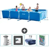 Intex Rechteckiger Frame Pool - 450x220x84 cm - 5-teilig SCB121