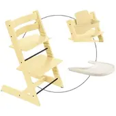 Stokke TRIPP TRAPP Bundle Treppenhochstuhl inklusive Babyset & Tray, gelb