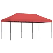 Syfax Partyzelt Faltbar Pop-Up Burgunderrot 580x292x315 cm
