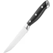 Olympia Premium-Restaurant Steakmesser mit schwarzen ABS-Griffen (6 Stück)