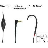 Geemarc Telecom Geemarc CLHOOK1 - Induktionsohrbügel mit Mikrofon 2,5mm