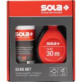Sola Peilschnur 30M Clks Set R + Kreide Rot