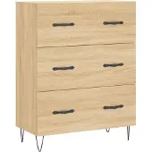vidaXL Sideboard Sonoma-Eiche 69,5x34x90 cm Holzwerkstoff