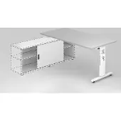 Hammerbacher Anbauschreibtisch OSE16, 160 x 80 cm