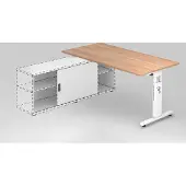 Hammerbacher Anbauschreibtisch OSE16, 160 x 80 cm