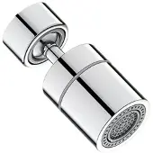 INF Dual-Mode-Wasserhahnbelüfter mit 720-Drehung Silver