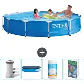 Intex Frame Pool Rund - 366x76 cm - 5-teilig SCB100
