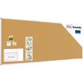 Allboards Pinnwand mit Alurahmen 240x100cm