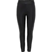 ONLY Lederimitathose "ONLCOOL COATED LEGGING NOOS JRS", Damen, Gr. XL (42), N-Gr, schwarz, Jersey, Obermaterial: 92% Polyester, 8% Elasthan, unifarben, figurbetont knöchellang, Hosen Lederimitathose
