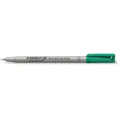 Staedtler 311-5 Lumocolor Universalstift S-Spitze, 0.4 mm, 10 Stück, grün