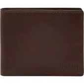 Fossil Kartenetui Derrick RFID Bifold Dark Brown braun