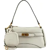 PICARD Leder Schultertasche Umhängetasche Odeon Hand Bag White Lily weiß