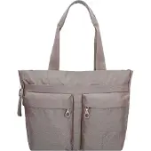 Mandarina Duck Handtasche MD20 Wide Shopper QMT18 Taupe (16.1 Liter)
