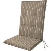 Doppler Stuhlauflage Hochlehner Midi Living 110x48x6 cm, braun weiss