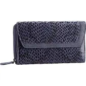 Braun Büffel Leder Geldbörse Luise Wallet 26CS Navy blau mehrfarbig
