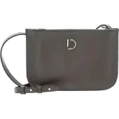 Decadent Leder Umhängetasche Schultertasche Marcia Small Double Bag Nappa Army grün