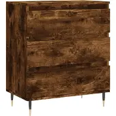 vidaXL Sideboard Räuchereiche 60x35x70 cm Holzwerkstoff
