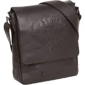 Mustang Leder Umhängetasche Valencia Assis Shoulderbag Brown dunkelbraun