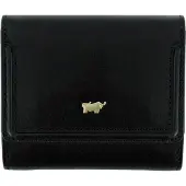 Braun Büffel Leder Geldbörse Venice Wallet 4CS Black schwarz