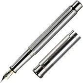 Faber-Castell Otto Hutt design04 Füller silber faden F
