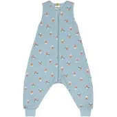 Lassig Sommer-Sleepoverall 0.5 TOG, blau, 86