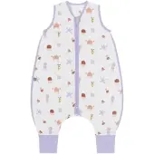 Emma & noah Sommer-Sleepoverall Musselin 0.5 TOG, blau, 90