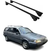 Omac Dachträger Gepäckträger für Fiat Tempra Kombi 1990-1999 Metall Schwarz 2x