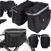 Home Markt24 Bike Baggage Rack Gepäckkasse Large 37X30X26 Schwarz