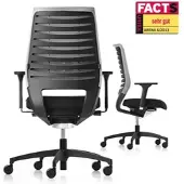 Dauphin X-CODE XC 5310 PURE STYLE Bürostuhl | Schwarz | Netzrücken | Konfigurator