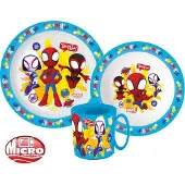 Procos Spiderman Spidey Geschirrset, Becher aus Mikroplas
