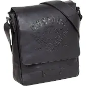 Mustang Leder Umhängetasche Valencia Assis Shoulderbag Black schwarz