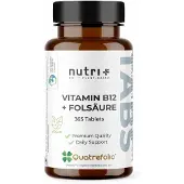 Nutri+ Vitamin B12 + Folsäure Tabletten 365 St