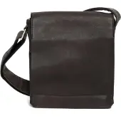 Harold's Leder Umhängetasche Campo Crossbag Brown dunkelbraun