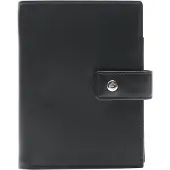 Esquire Leder Geldbörse Rome Wallet High Black schwarz