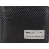 Replay Leder Geldbörse Wallet Black schwarz