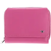 Golden Head Leder Geldbörse Madrid RFID Protect Zipped Billfold Coin Wallet Fuchsia pink