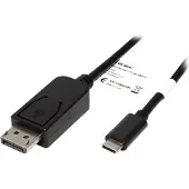 Roline USB Typ C - DisplayPort Adapterkabel, v1.2, ST/ST, 1 m