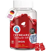 Ivybears Iron mit Eisen und Zink - Gummibärchen 60 St