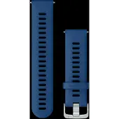 Garmin Silikonarmband Blau/Silber 22 mm