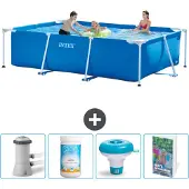 Intex Rechteckiger Frame Pool - 300x200x75 cm - 5-teilig SCB120