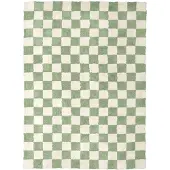 FRAAI Retro Teppich - Gambit Grün Weiß 200x290 cm