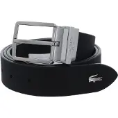 Lacoste Casual Plain Grained Leather Belt