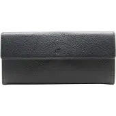Esquire Leder Geldbörse Deer Ladies Purse Black schwarz